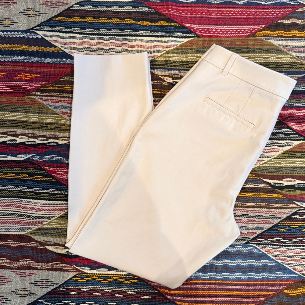 White House Black Market Tan Ankle Pants
